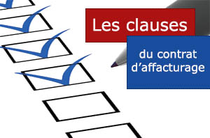 clauses contrat d'affacturage