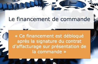 Le financement du bon de commande