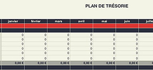 plan de trésorerie mensuel