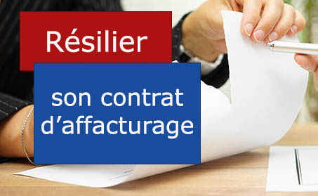 résiliation contrat d'affacturage